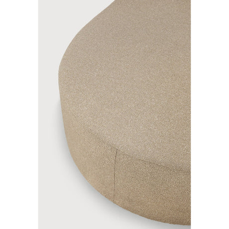 Modern European furniture - Curved Sofa with Semi-Circle Footstool - www.oroa.com