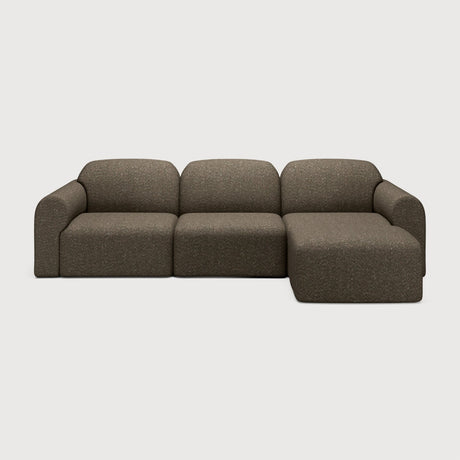 Brown Modular Sofa Set | Ethnicraft Bulky | Oroa.com