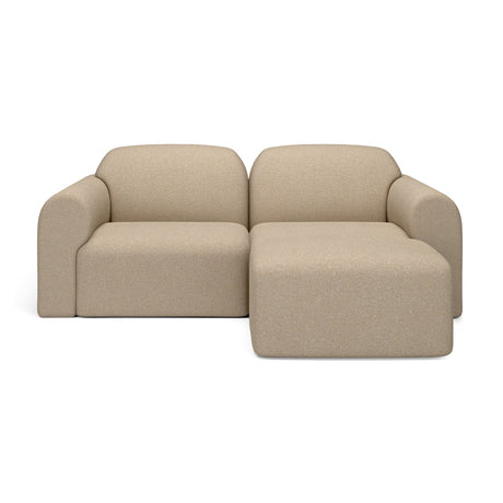 Modern European furniture - End Seater Sofa with Footstool  - www.oroa.com