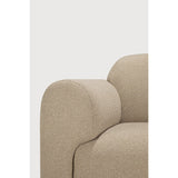 Modern European furniture - Modular Sofa with Semi - Circle Footstool - www.oroa.com