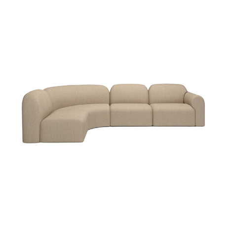 Modern or European furniture - Curved Modular Sofa Set - www.oroa.com