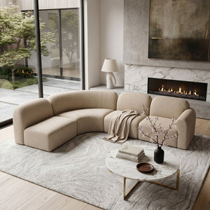   Modern or European furniture - Curved Modular Sofa Set - www.oroa.com | Oroa.com