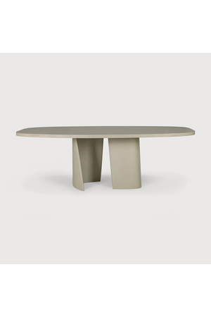 Round Concrete Outdoor Dining Table | Ethnicraft Roller Max | Oroa.com