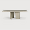 Round Concrete Outdoor Dining Table | Ethnicraft Roller Max | Oroa.com