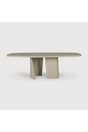 Round Concrete Outdoor Dining Table | Ethnicraft Roller Max | Oroa.com