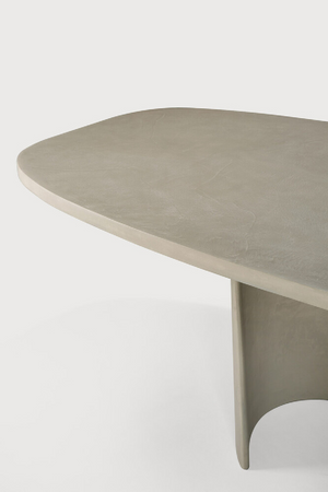 Round Concrete Outdoor Dining Table | Ethnicraft Roller Max | Oroa.com