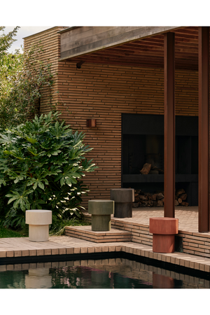 Mushroom-Shaped Outdoor Side Table | Ethnicraft Elements | Oroa.com