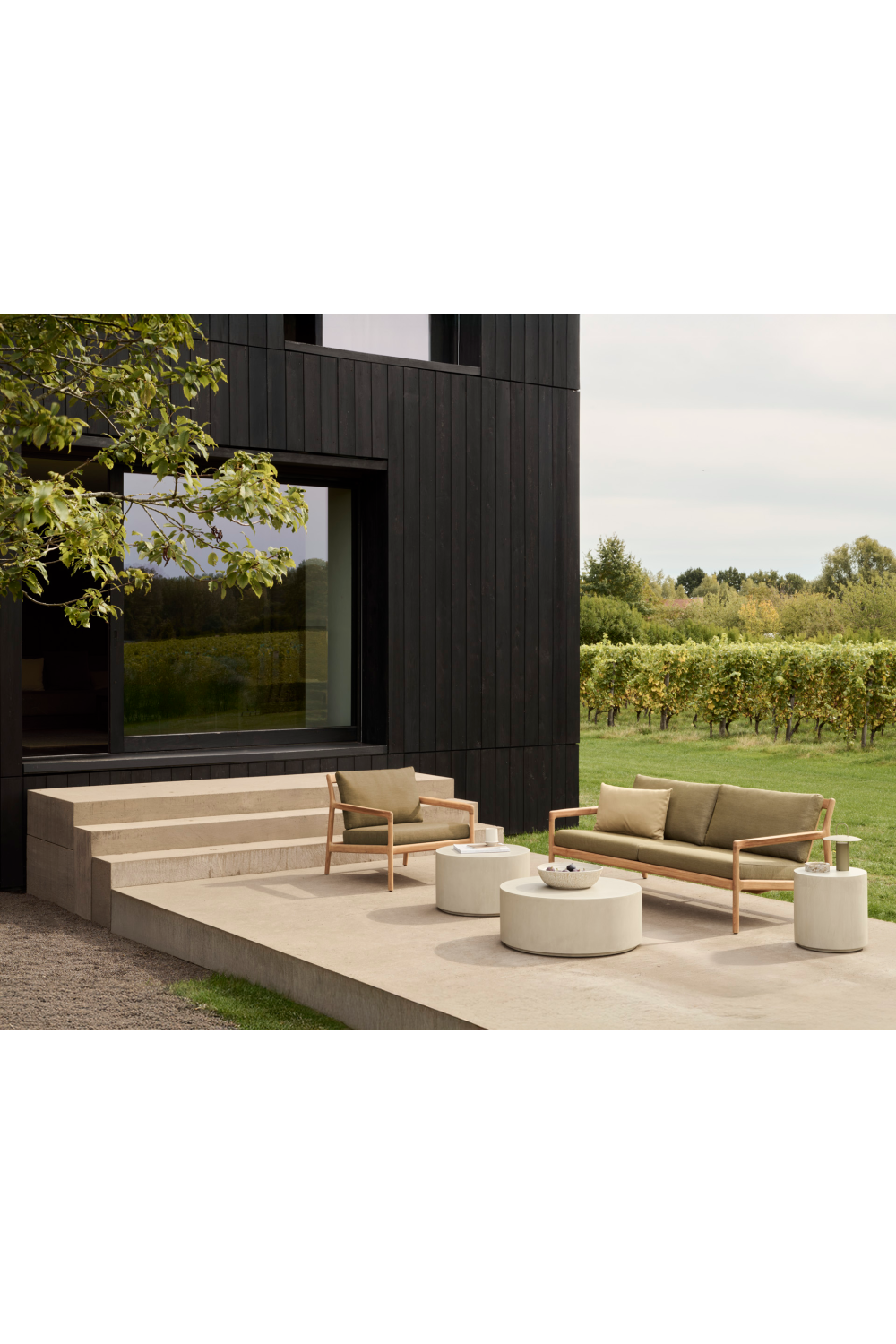 Light Gray Outdoor Coffee Table | Ethnicraft Elements | Oroa.com