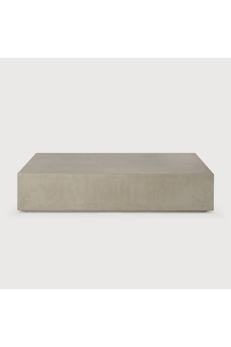 Rectangular Concrete Outdoor Coffee Table | Ethnicraft | Oroa.com