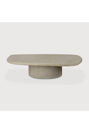 Pebble-Shaped Concrete Outdoor Coffee Table | Ethnicraft Elements | Oroa.com