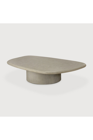 Pebble-Shaped Concrete Outdoor Coffee Table | Ethnicraft Elements | Oroa.com