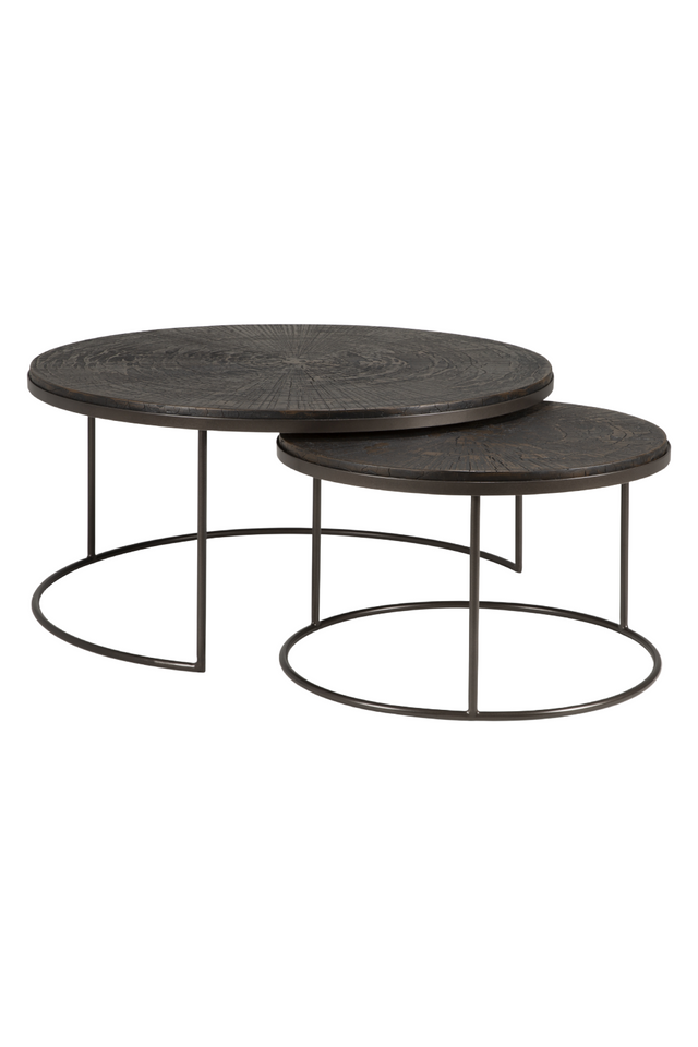 Minerals Round Nesting Coffee Tables (2) | Ethnicraft | Oroa.com