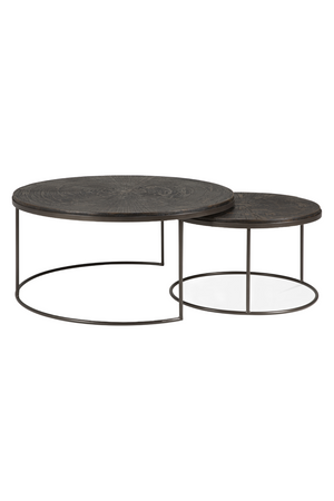Minerals Round Nesting Coffee Tables (2) | Ethnicraft | Oroa.com