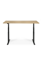 Oak Adjustable Desk M | Ethnicraft Bok | Oroa.com