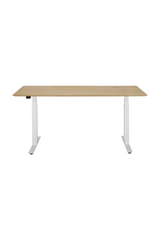 Oak Adjustable Desk L | Ethnicraft Bok | Oroa.com