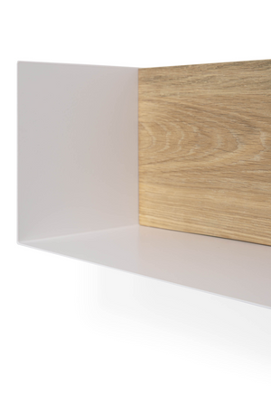 Minimalist Oak Wall Shelf | Ethnicraft U | OROA.com