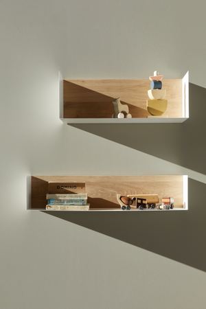 Minimalist Oak Wall Shelf | Ethnicraft U | OROA.com