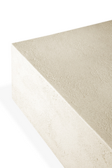 White Rectangular Coffee Table | Ethnicraft Elements | Oroa.com