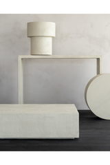 Round Off-White Coffee Table | Ethnicraft Elements | Oroa.com