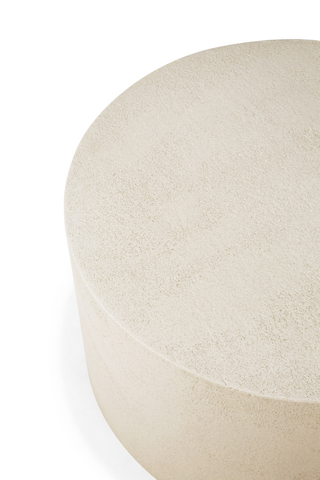 Round Off-White Coffee Table | Ethnicraft Elements | Oroa.com