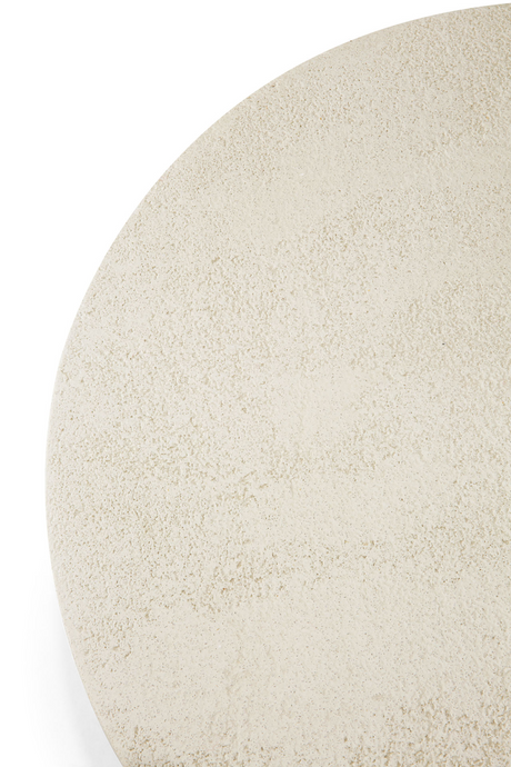 Round Off-White Coffee Table | Ethnicraft Elements | Oroa.com