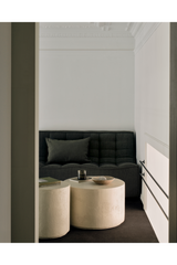 Round Off-White Coffee Table | Ethnicraft Elements | Oroa.com