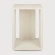 White Microcement Bedside Table | Ethnicraft Elements | Oroa.com