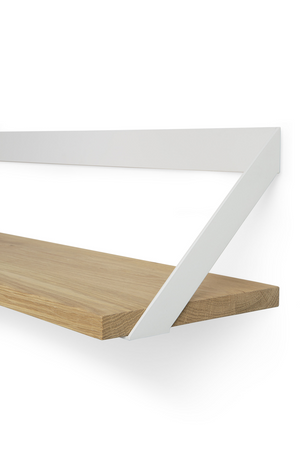 Solid Oak Wall Shelf | Ethnicraft Ribbon | Oroa.com