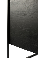 2-Door Wooden Black Oak Sideboard | Ethnicraft Monolit | Oroa.com