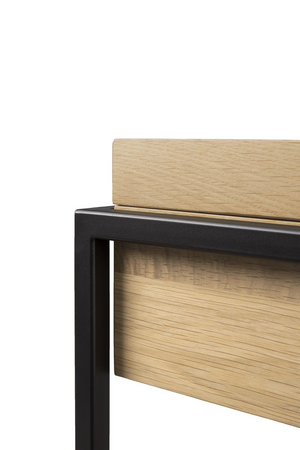Oak Square Side Table | Ethnicraft Monolit | OROA.com