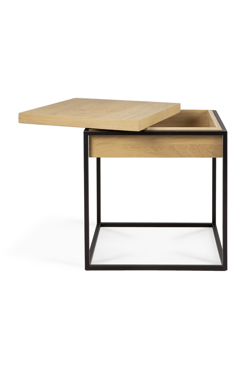 Oak Square Side Table | Ethnicraft Monolit | OROA.com