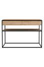 Rectangular 2-Drawer Console Table | Ethnicraft | OROA.com