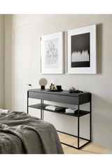 Rectangular 2-Drawer Console Table | Ethnicraft | OROA.com