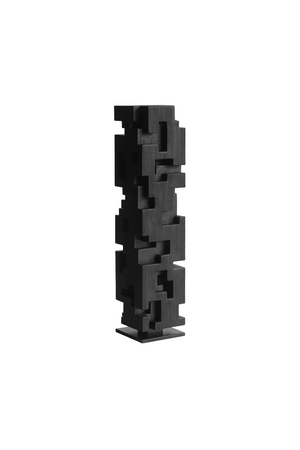 Black Teak Decorative Object | Ethnicraft Colonne | Oroa.com