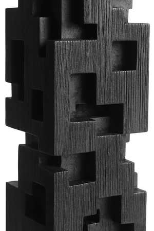 Black Teak Decorative Object | Ethnicraft Colonne | Oroa.com