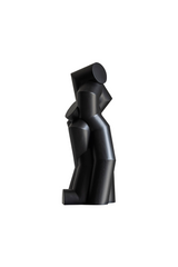 Carved Black Mahogany Sculpture | Ethnicraft Pipe #4 | Oroa.com