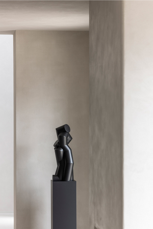 Carved Black Mahogany Sculpture | Ethnicraft Pipe #4 | Oroa.com