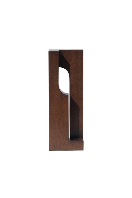 Mahogany Geometric Sculpture | Ethnicraft Kolom | Oroa.com