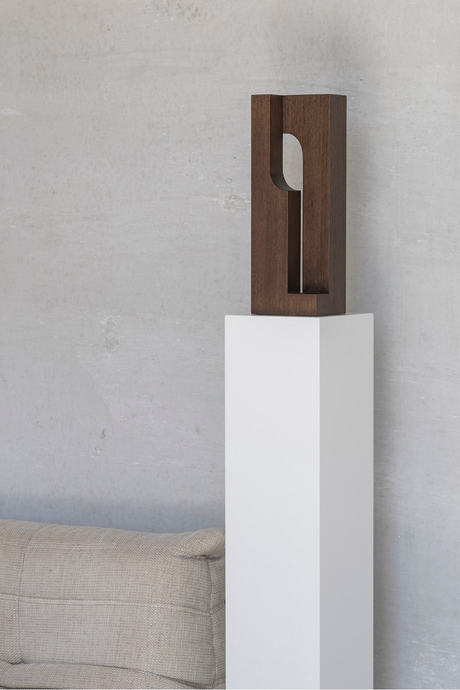   Mahogany Geometric Sculpture | Oroa.com