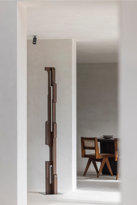 Geometrical Abstract Sculpture | Ethnicraft Zuil | Oroa.com