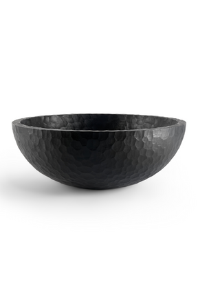 Varnished Mahogany Carved Bowl XL | Ethnicraft Chopped | Oroa.com
