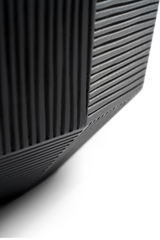 Black Mahogany Modern Bowl | Ethnicraft Striped | OROA.COM