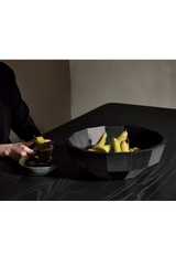 Black Mahogany Modern Bowl | Ethnicraft Striped | OROA.COM