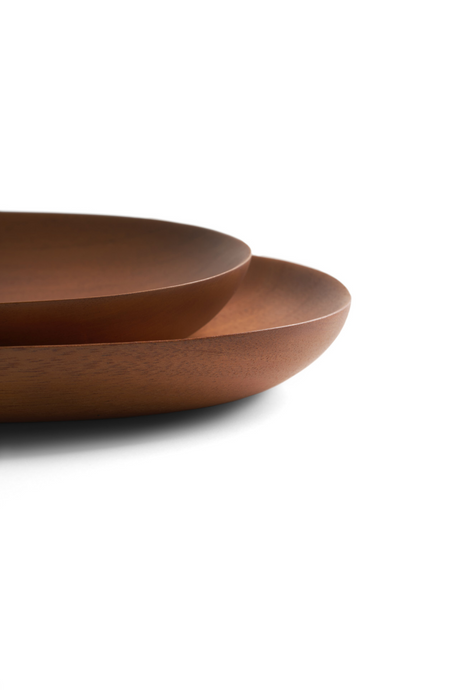 Hand-carved Oval Boards Set (2) | Ethnicraft Thin | Oroa.com