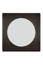 Varnished Mahogany Wall Mirror | Ethnicraft PI | OROA.COM