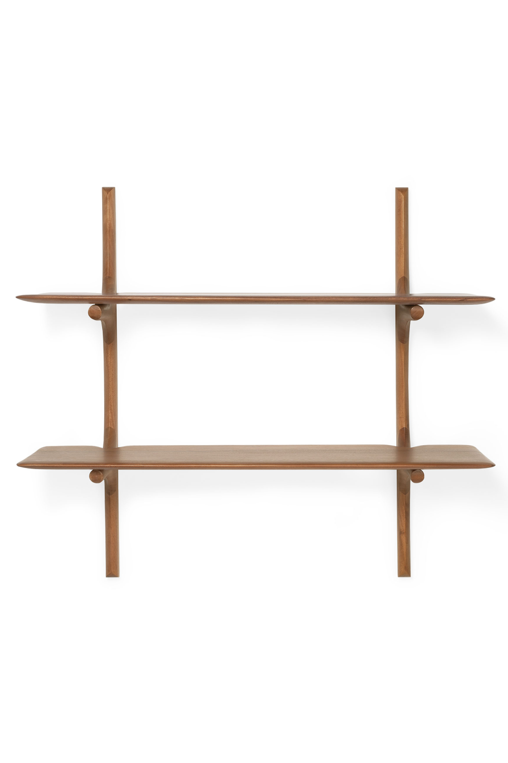 Varnished Mahogany Wall Shelf | Ethnicraft PI | Oroa.com