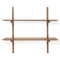 Varnished Mahogany Wall Shelf | Ethnicraft PI | Oroa.com