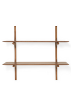 Varnished Mahogany Wall Shelf | Ethnicraft PI | Oroa.com
