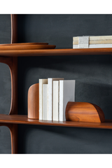 Varnished Mahogany Wall Shelf | Ethnicraft PI | Oroa.com