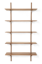 Varnished Mahogany Wall Shelf | Ethnicraft PI | Oroa.com